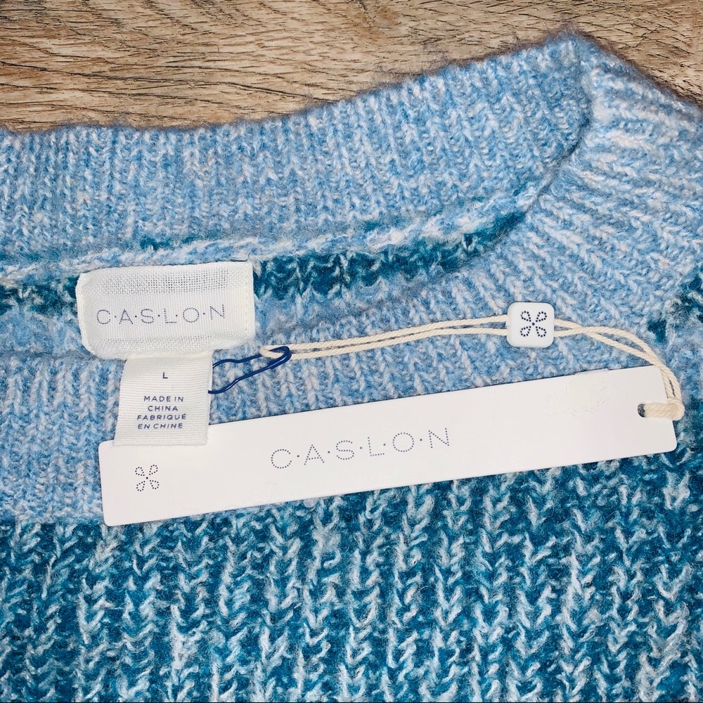 NWT Caslon | Ombré Striped Sweater - Picture 5 of 8